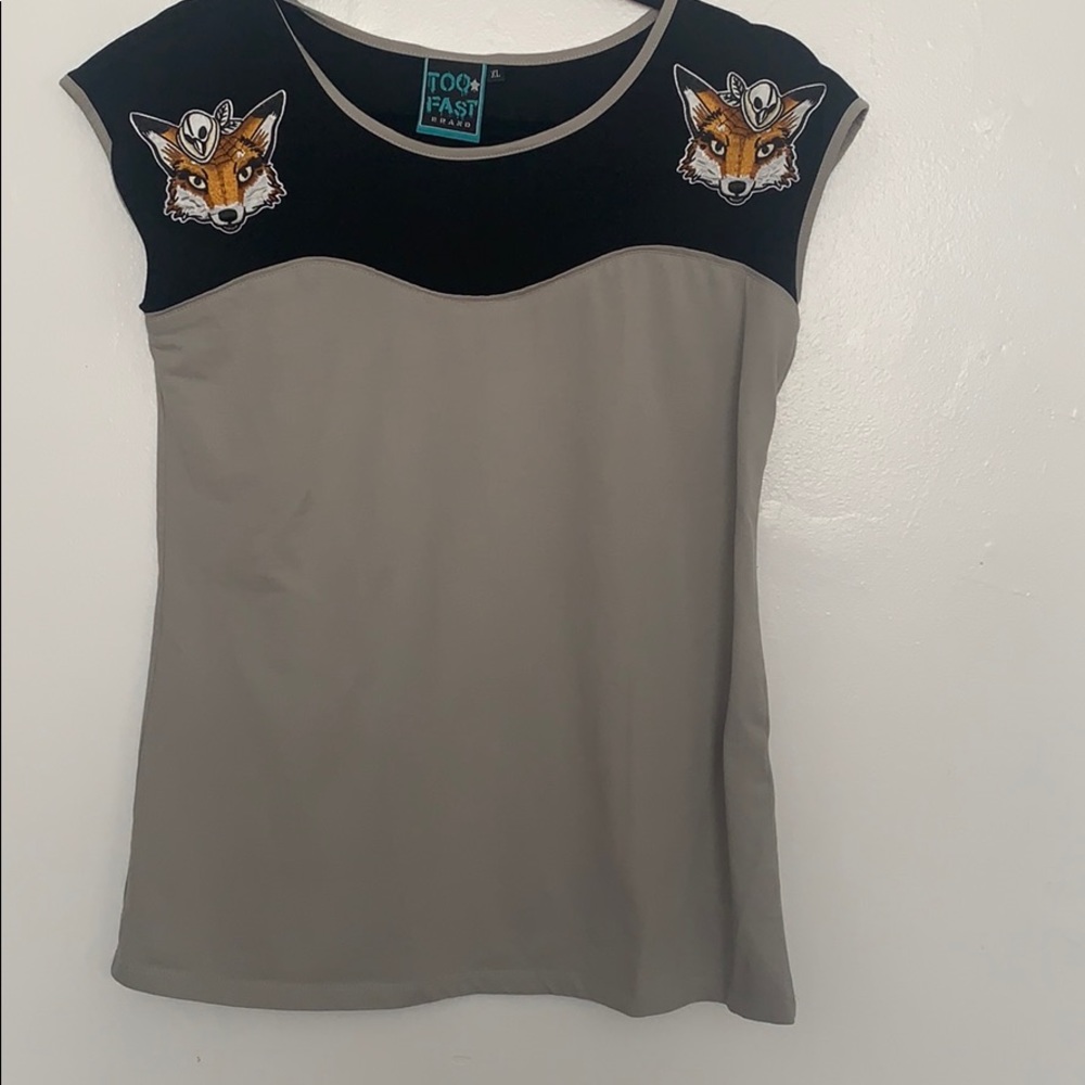 Fox tee Too Fast Brand xl